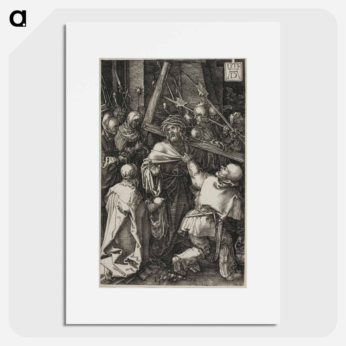 Bearing of the Cross - アルブレヒト デューラー Poster.