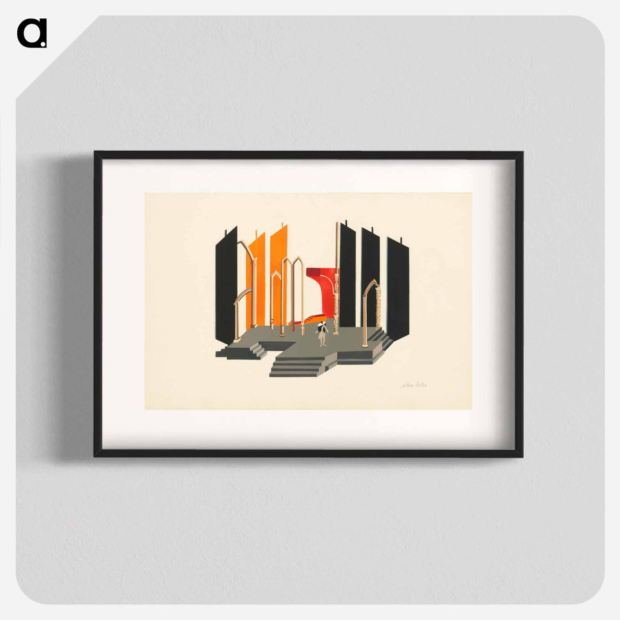 Maquettes de théatre i.-xv. - アレクサンドラ エクスター Poster.