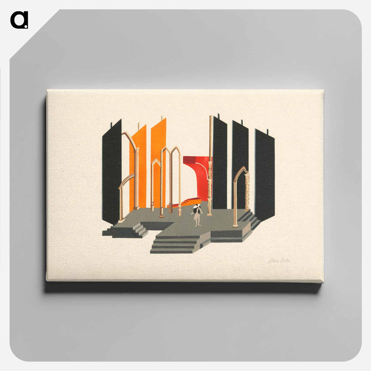 Maquettes de théatre i.-xv. - アレクサンドラ エクスター Canvas.