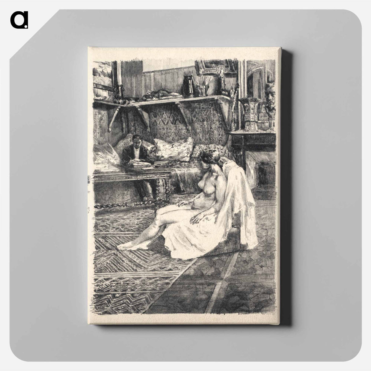 The Model Session - アレクサンドル ルノア Canvas.