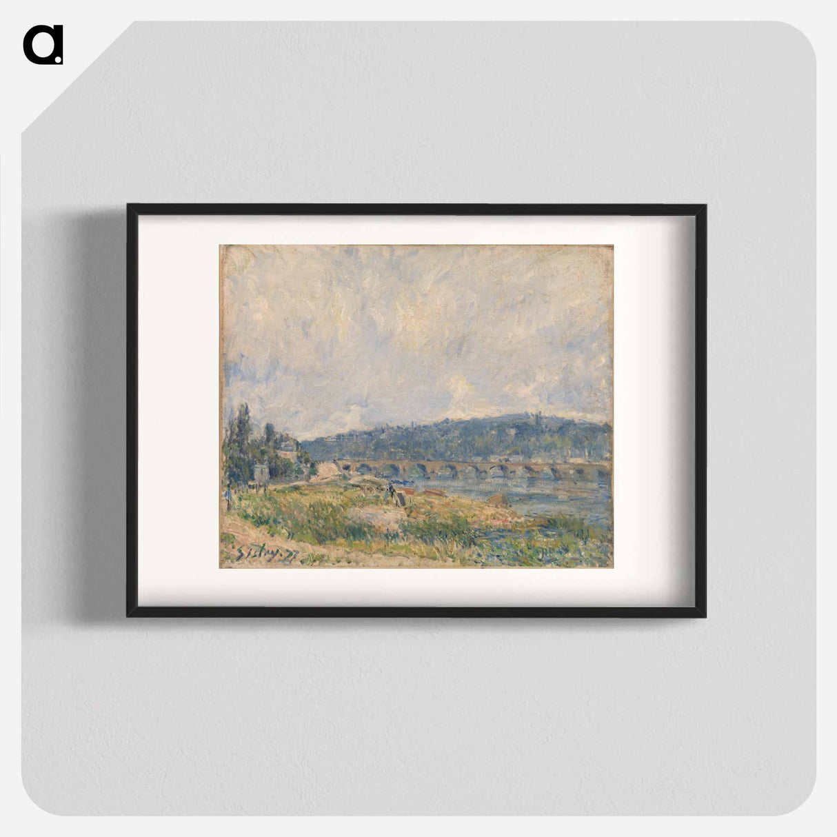 Sèvres Bridge - Alfred Sisley Poster.