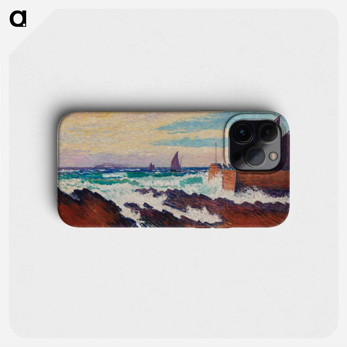 Rosehearty pier - アルフレッド ウィリアム フィンチ Phone Case.