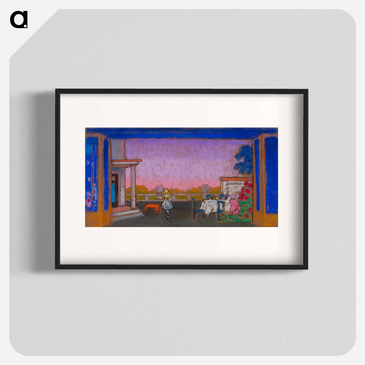 March Hare's Garden - 不思議の国のアリス Poster.