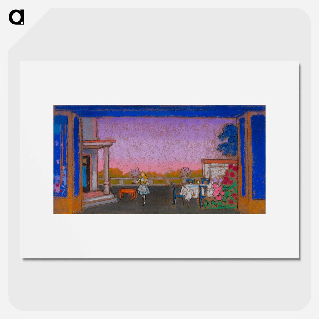 March Hare's Garden - 不思議の国のアリス Poster.