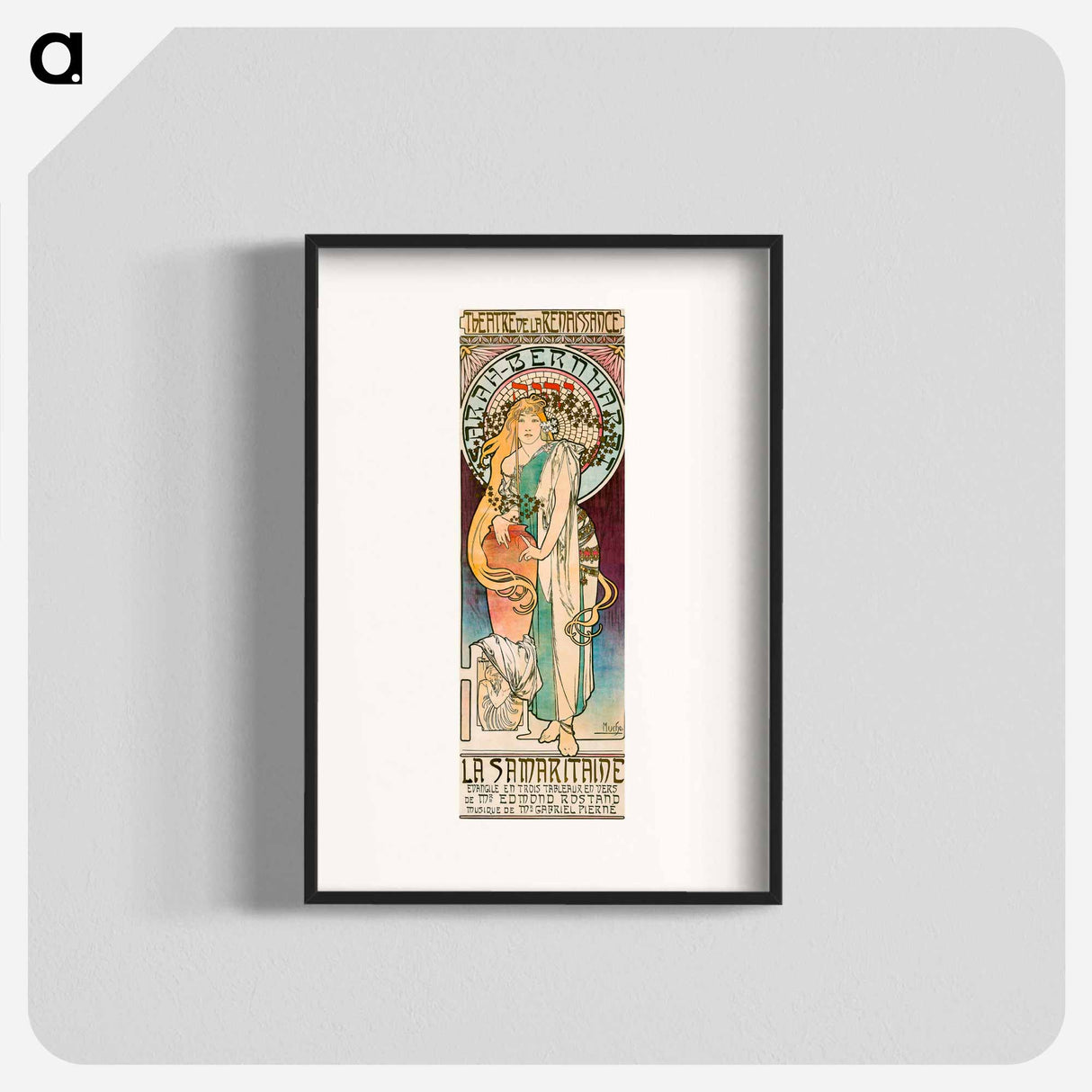 La Samaritaine - アルフォンス ミュシャ Poster.
