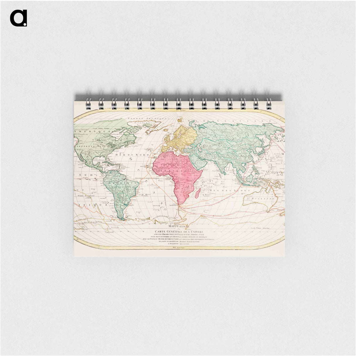 Mappe Monde ou Carte générale de l'Univers - アンティーク地図 Memo.