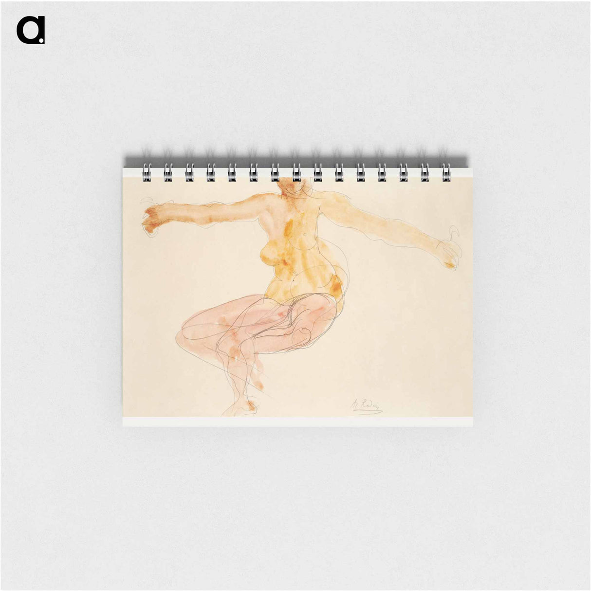 Nude woman dancing sensually - オーギュスト ロダン Memo.