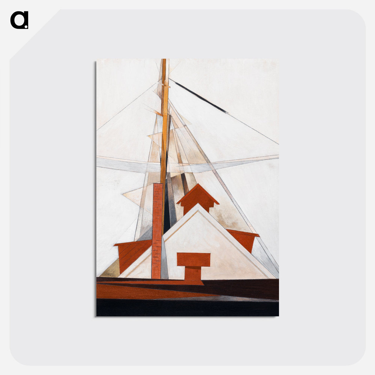 Masts - チャールズ デムス Postcard.