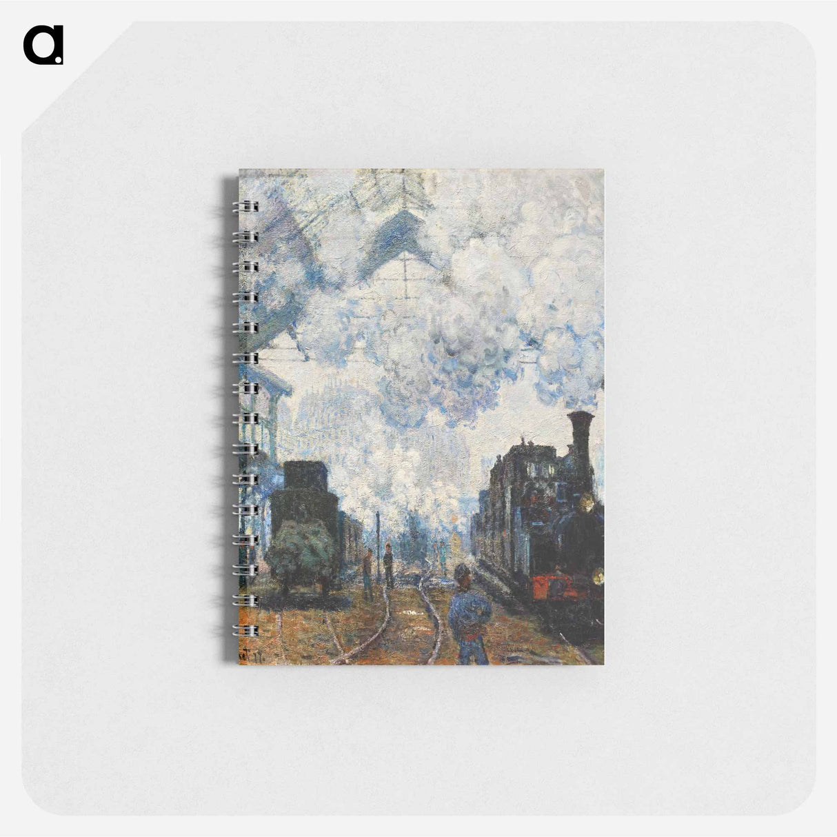 アートメモ帳-Arrival of the Normandy Train - クロード モネ Memo.