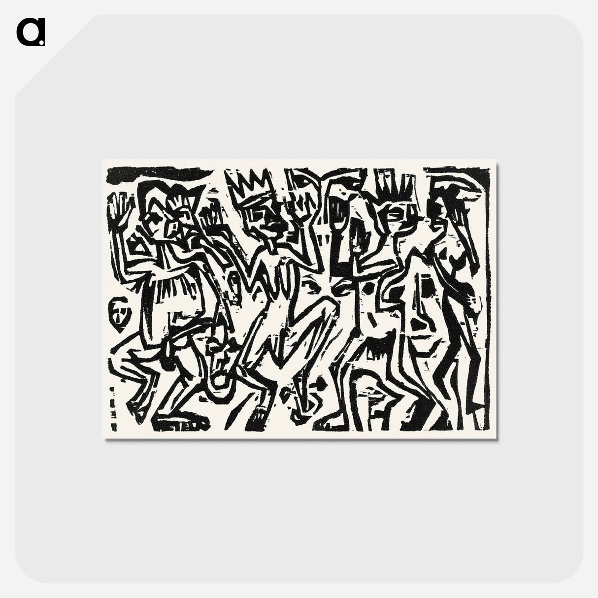 アートポストカード-Die Irren III
- デトロイト美術館 Postcard.