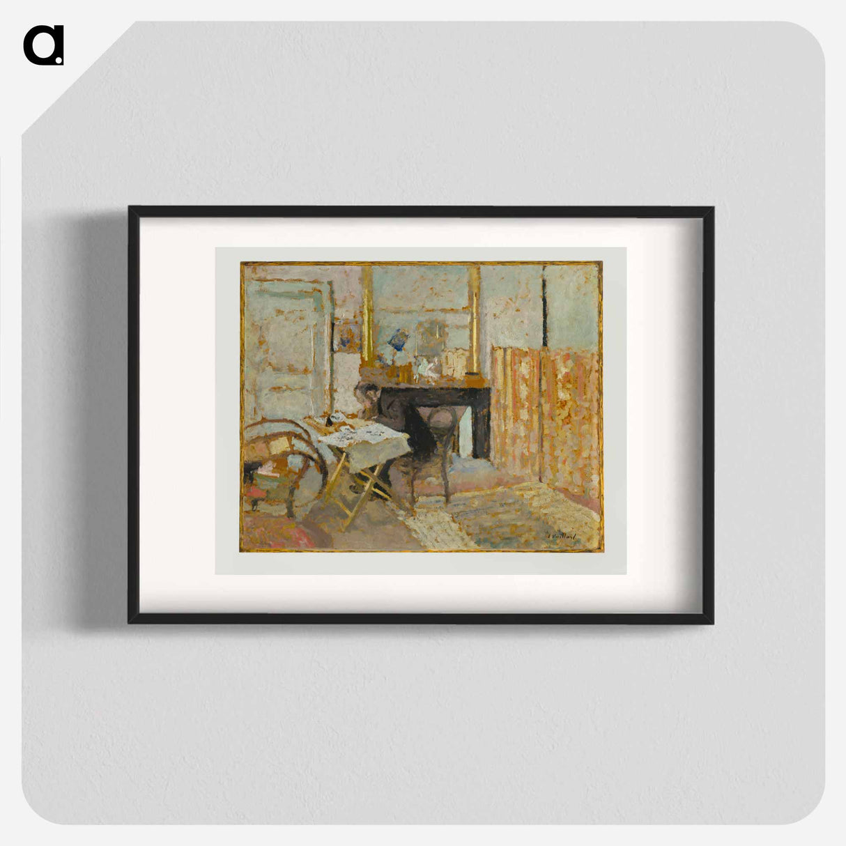 Ker-Xavier Roussel Reading - エドゥアール ヴュイヤール Poster.