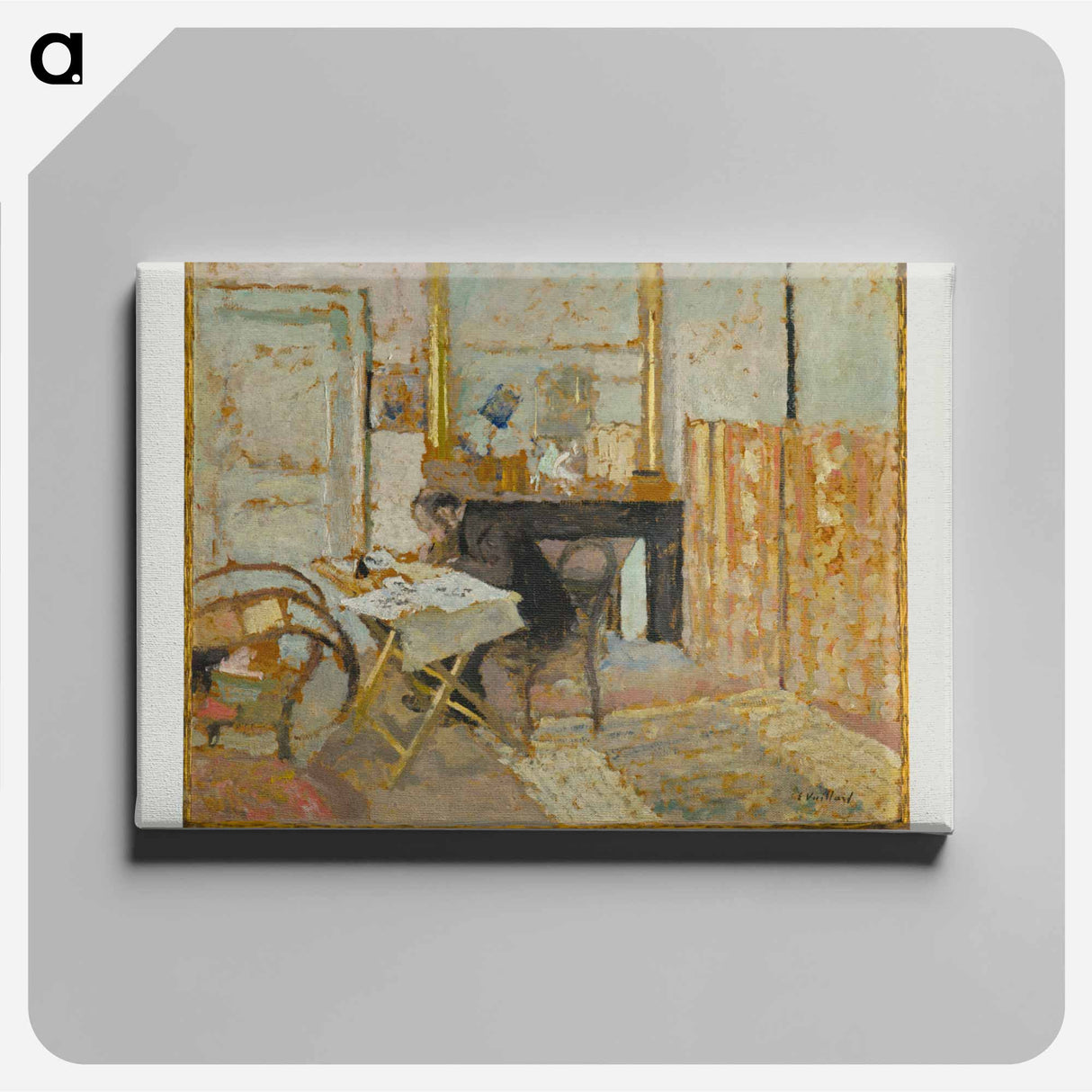 Ker-Xavier Roussel Reading - エドゥアール ヴュイヤール Canvas.