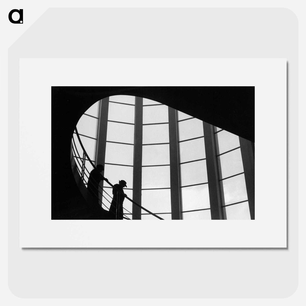 Staircase, Australian pavilion, New Zealand Centennial Exhibition, Wellington - エリック リー ジョンソン Poster.