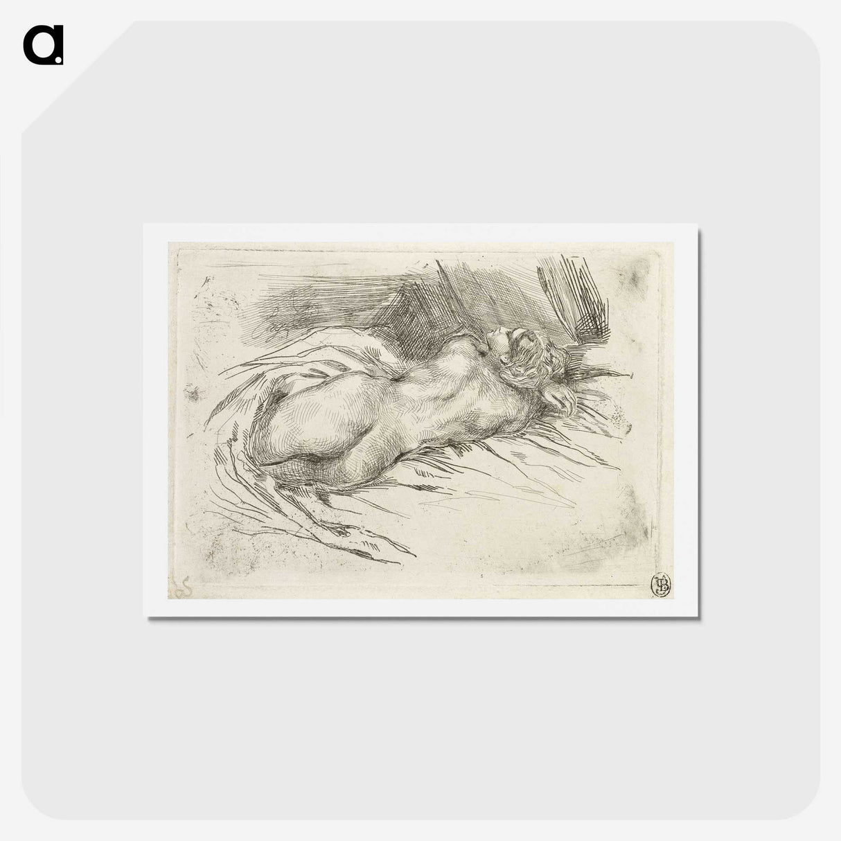 1-9_Eugene-Delacroix_hagaki