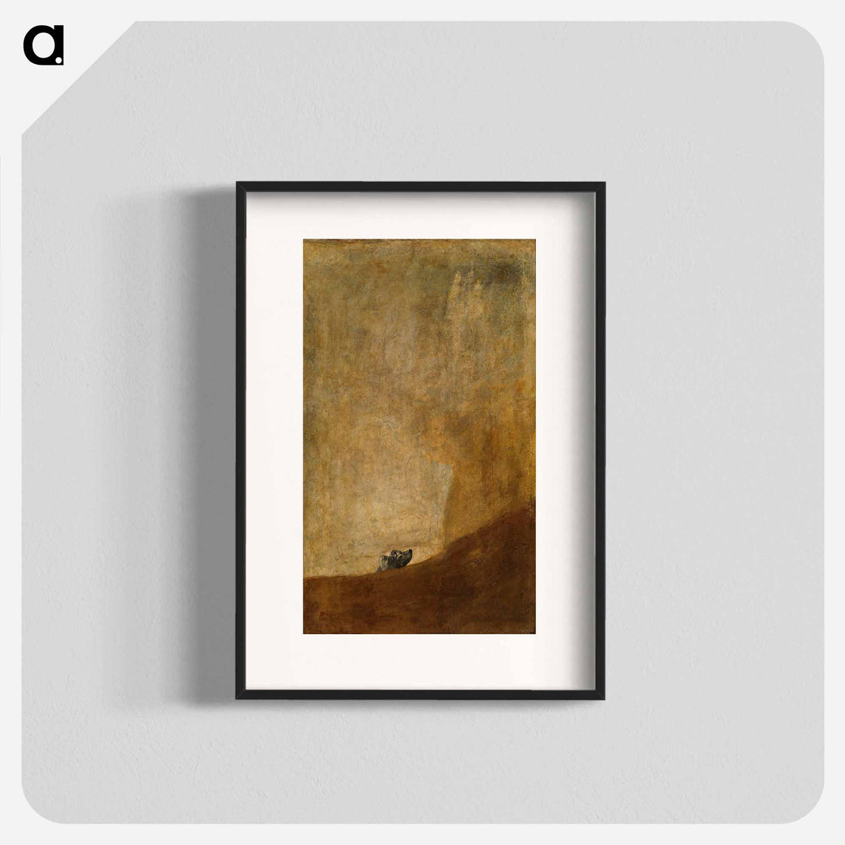 Goya Dog - フランシスコ デ ゴヤ Poster.