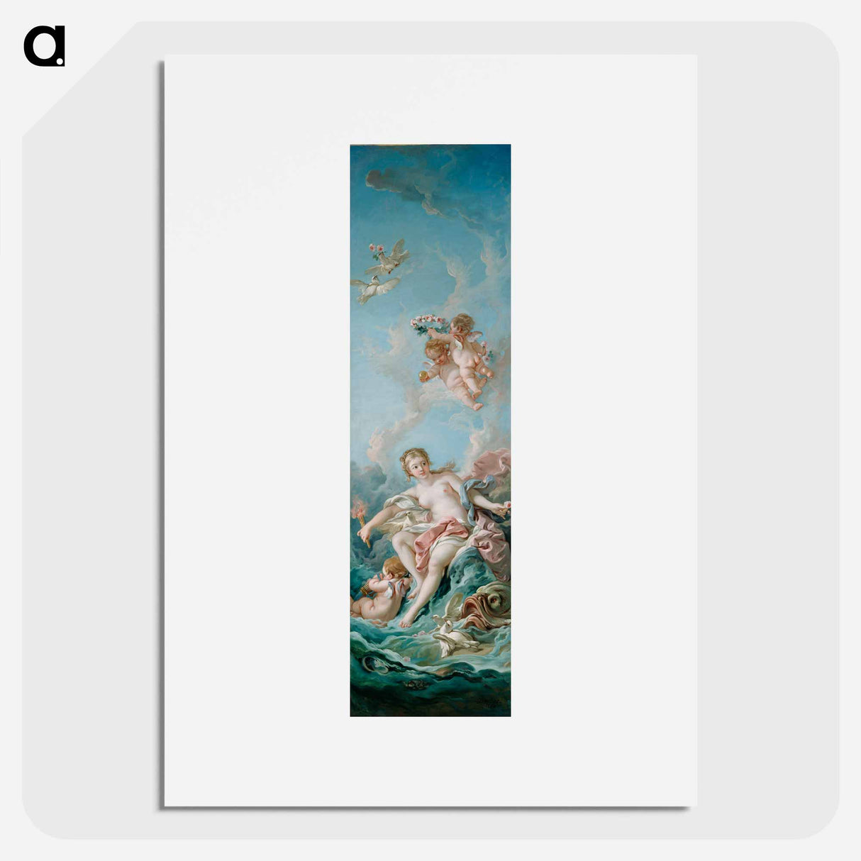 Venus on the Waves - Francois Boucher Poster.