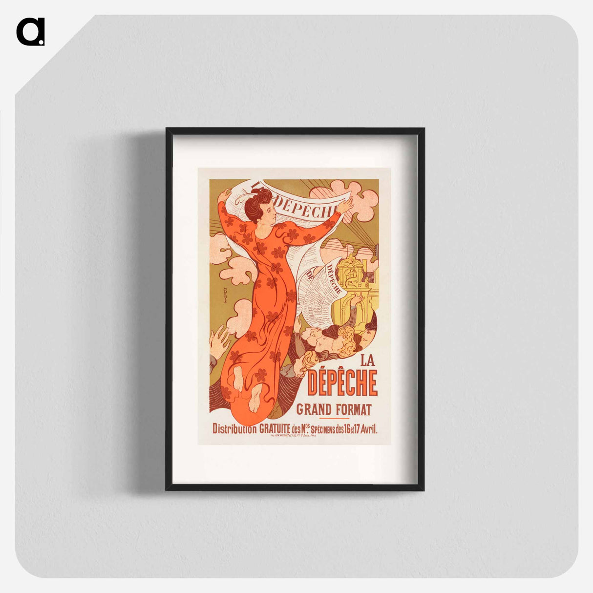 The Dépêche de Toulouse - Maurice Denis Poster.