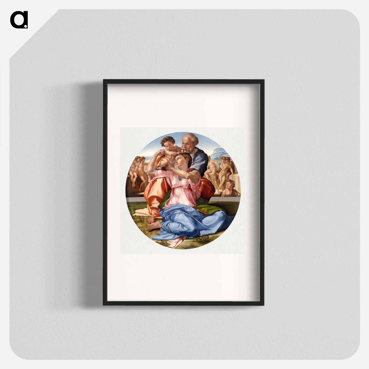 Doni Tondo - Michelangelo Buonarroti Poster.