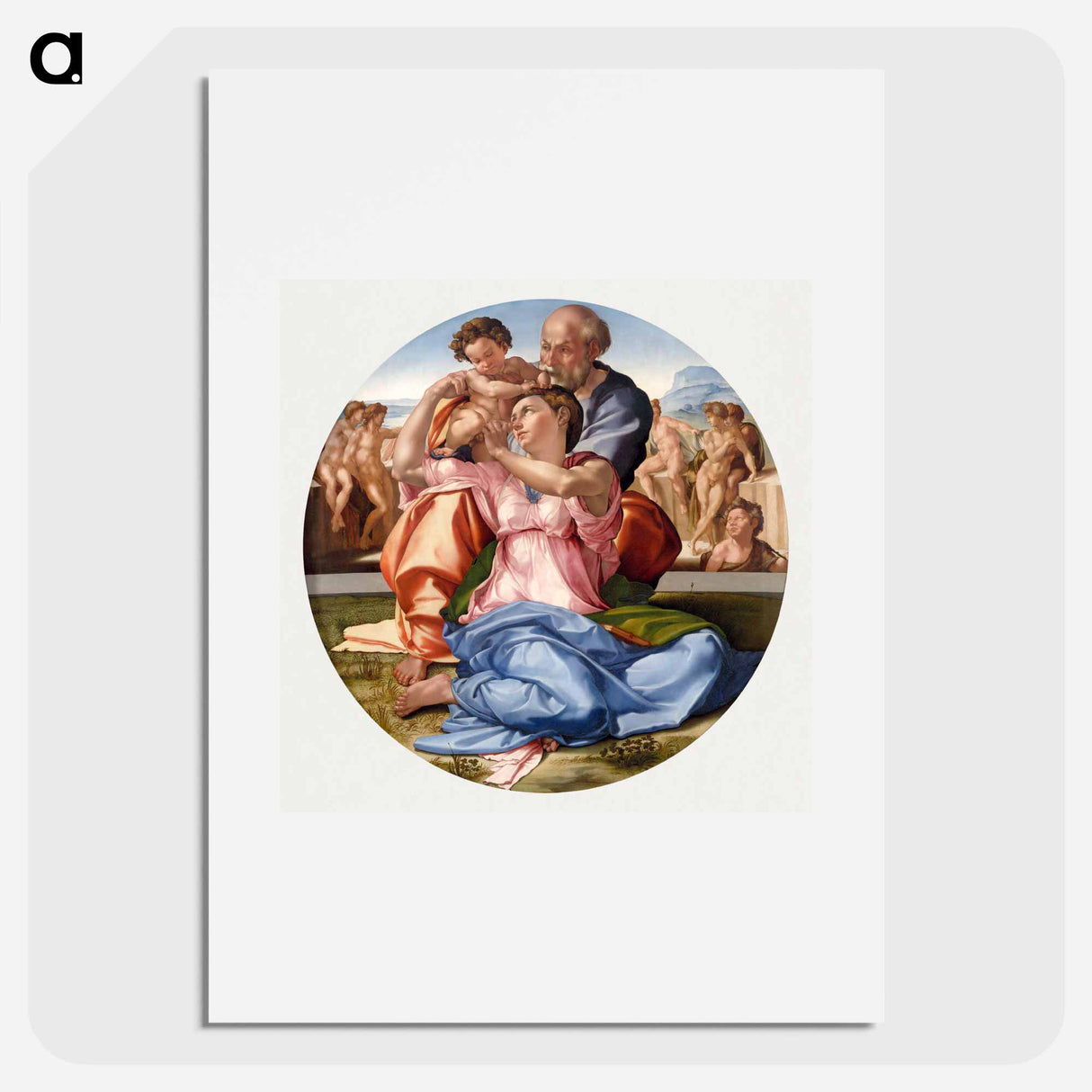 Doni Tondo - Michelangelo Buonarroti Poster.