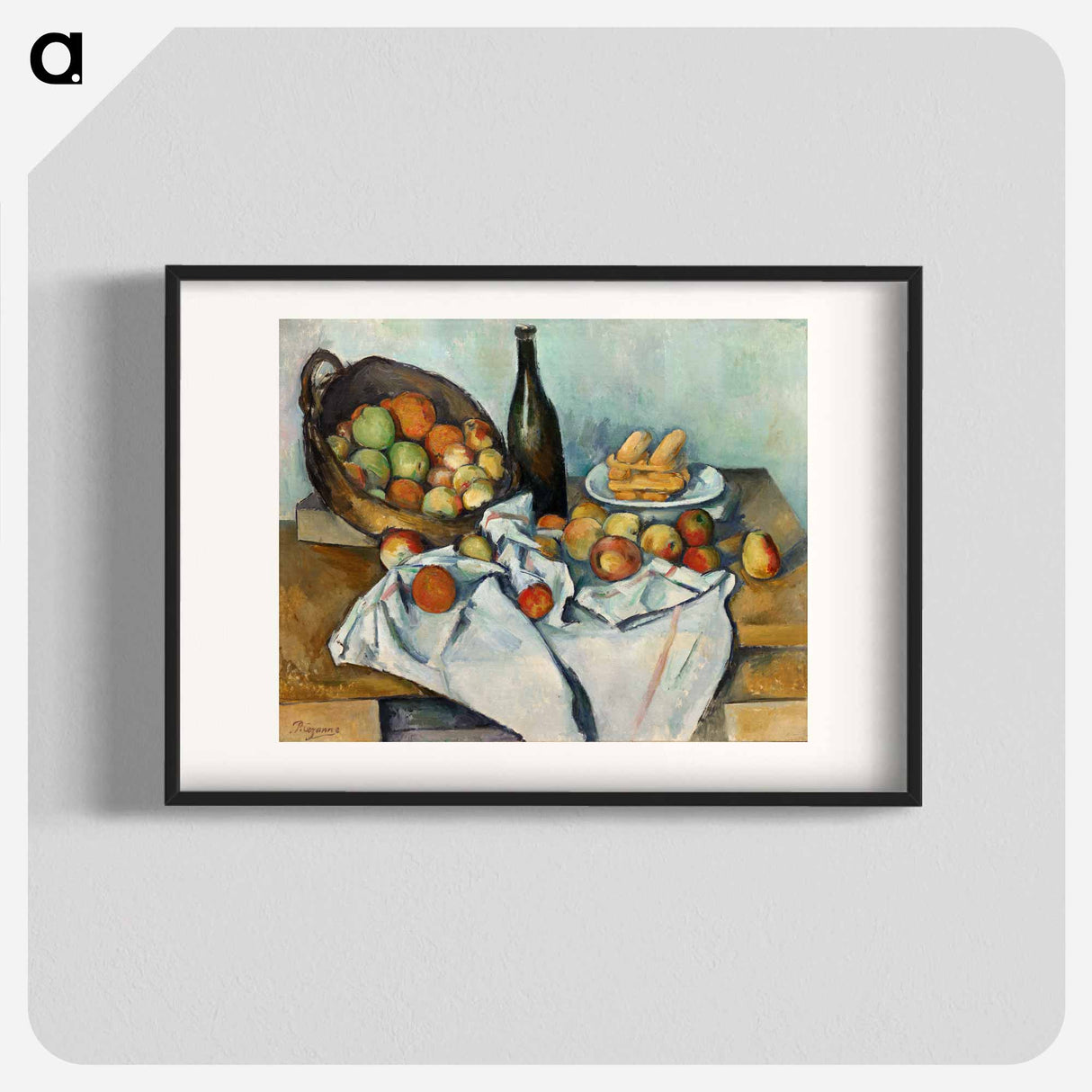 The Basket of Apples - ポール セザンヌ Poster.