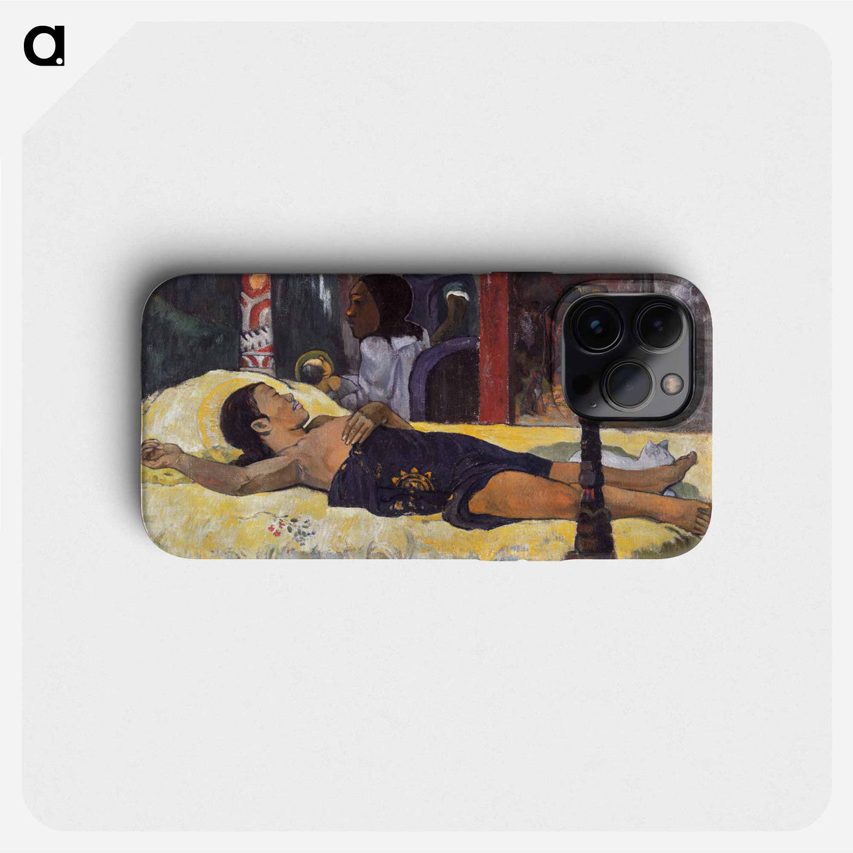 The Birth of Christ (The Flower of Life) - Paul Gauguin Phone Case.