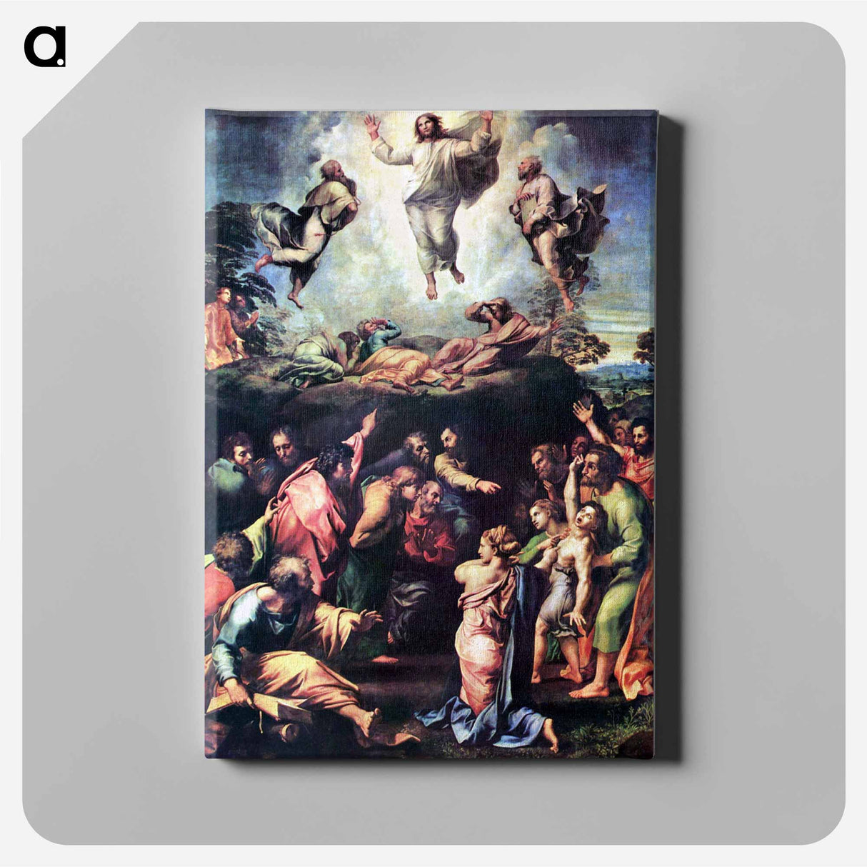 Raphael's Transfiguration - ラファエロ サンティ Canvas.