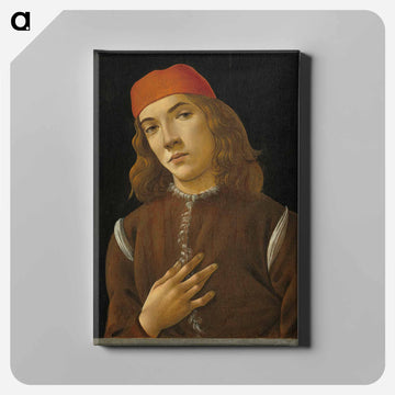 Portrait of a Youth - Sandro Botticelli Canvas.
