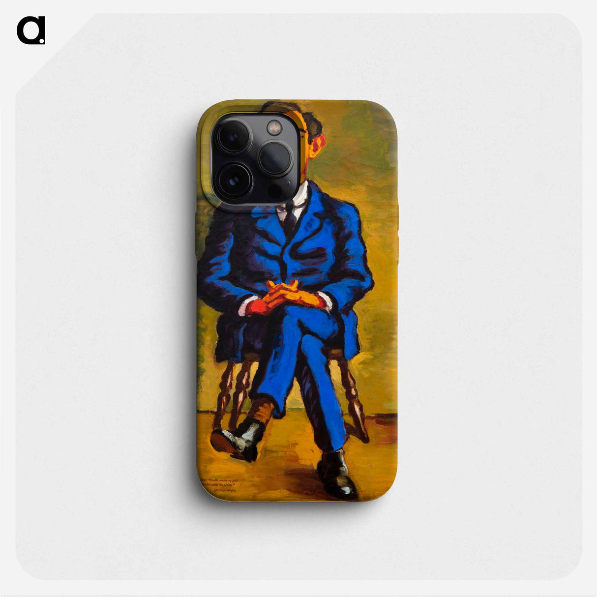 Portrait of the Poet Emil Bønnelycke - ヴィルヘルム ルンドストローム Phone Case.
