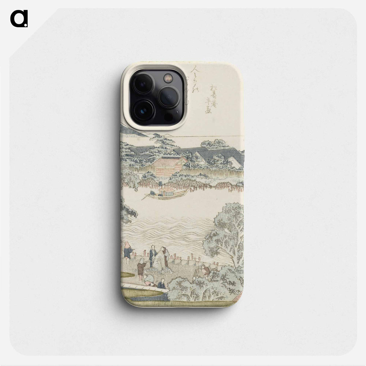 馬尽 駒止石 - 葛飾 北斎 Phone Case.