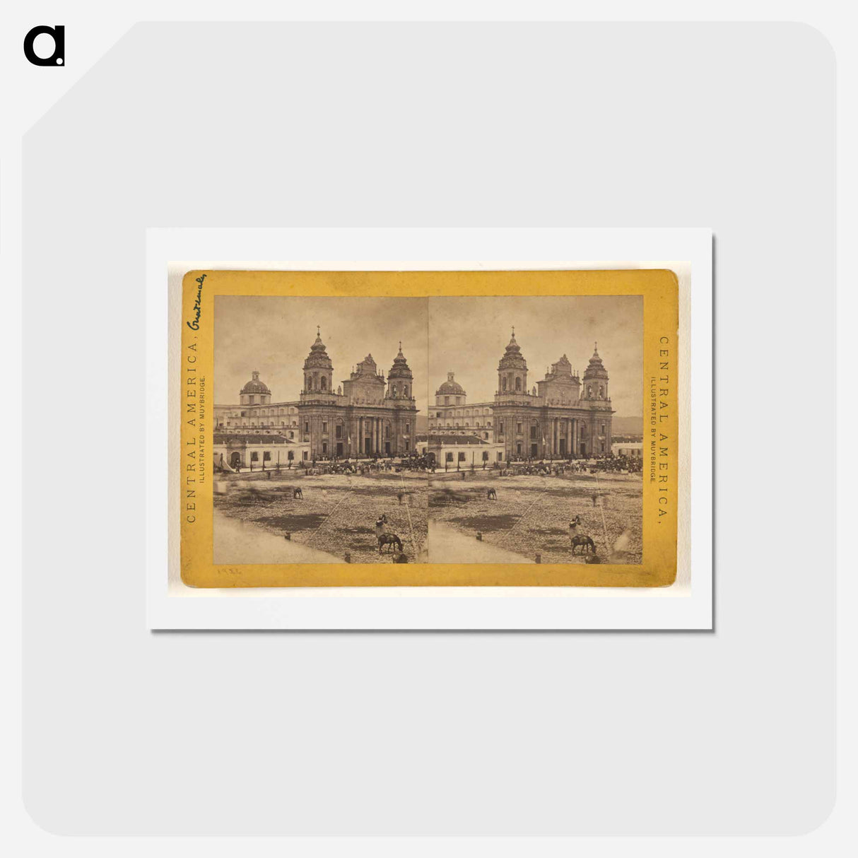 アートポストカード-Guatemala, Cathedral
- エドワード マイブリッジ Postcard.