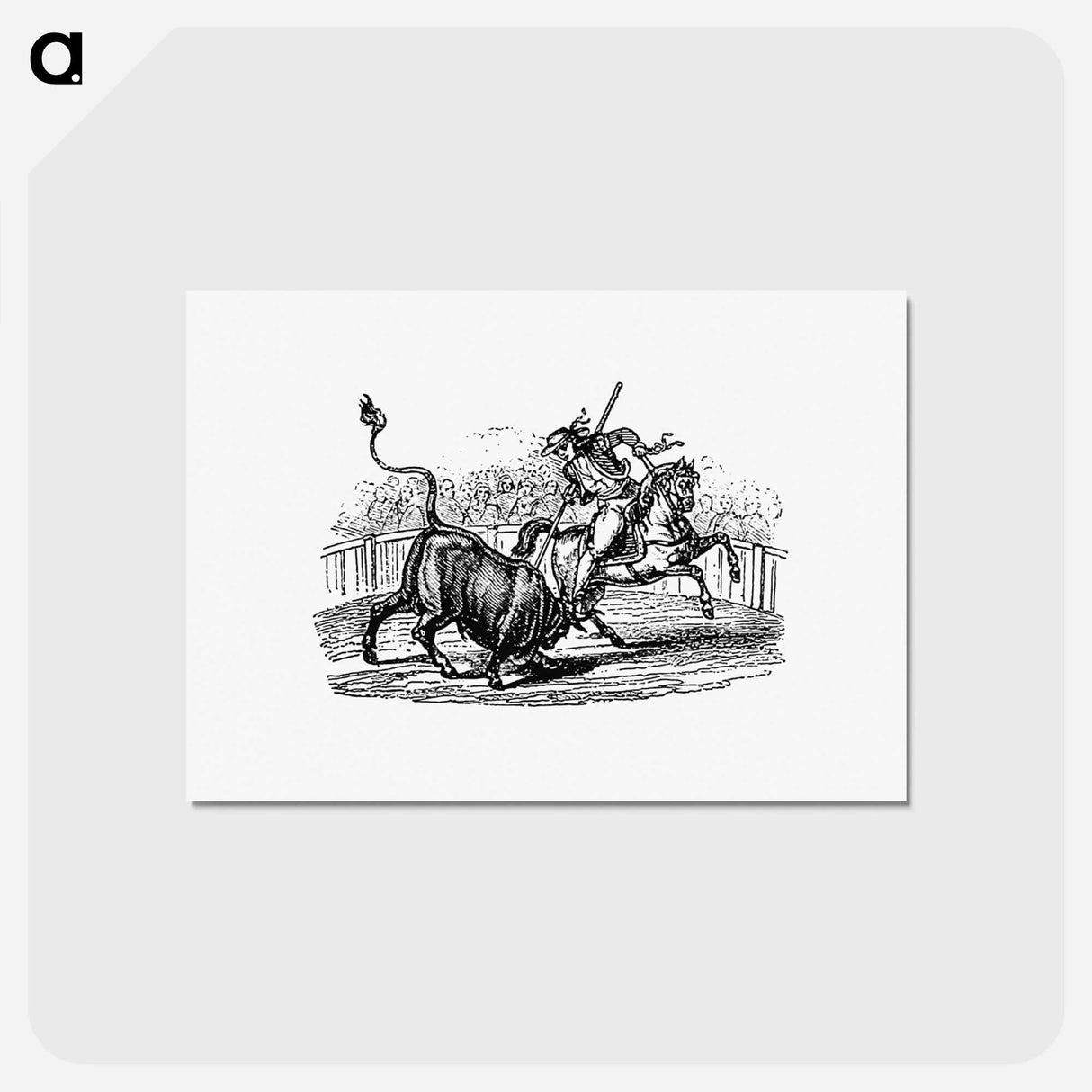 アートポストカード-Bullfight from Paris-Neuf, Or Dream And Reality. Great Phantasmagoria
- 大英図書館 Postcard.