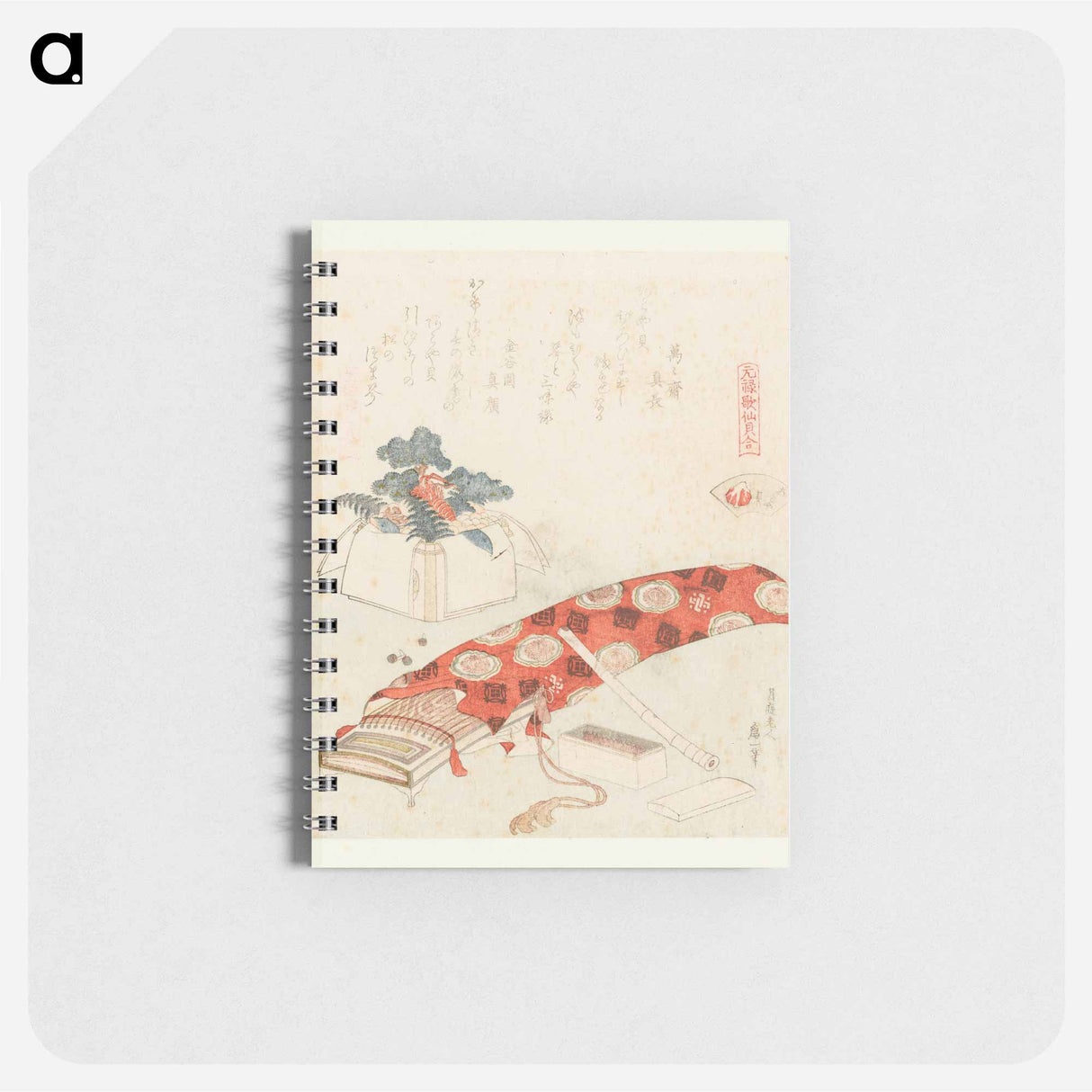 A comparison of Genroku poems and shells - 葛飾 北斎 Memo.