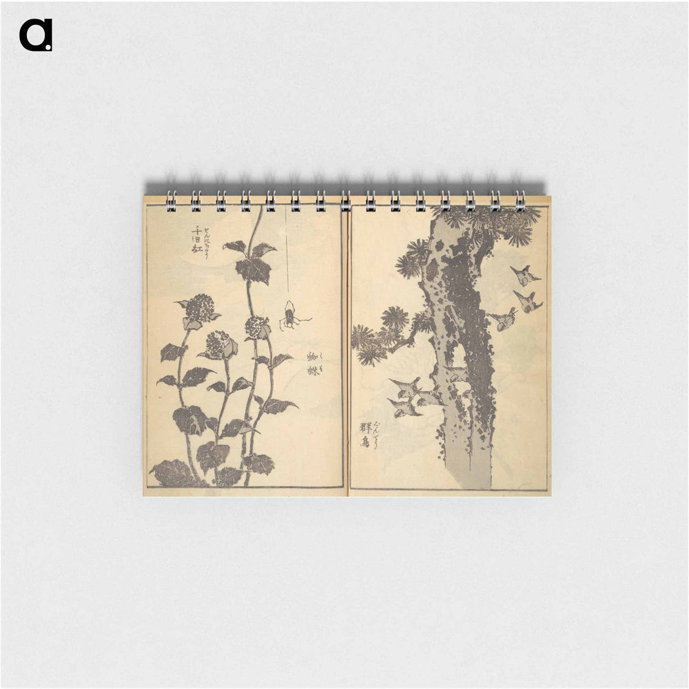 Old Manji’s Cursive Picture Album - 葛飾 北斎 Memo.