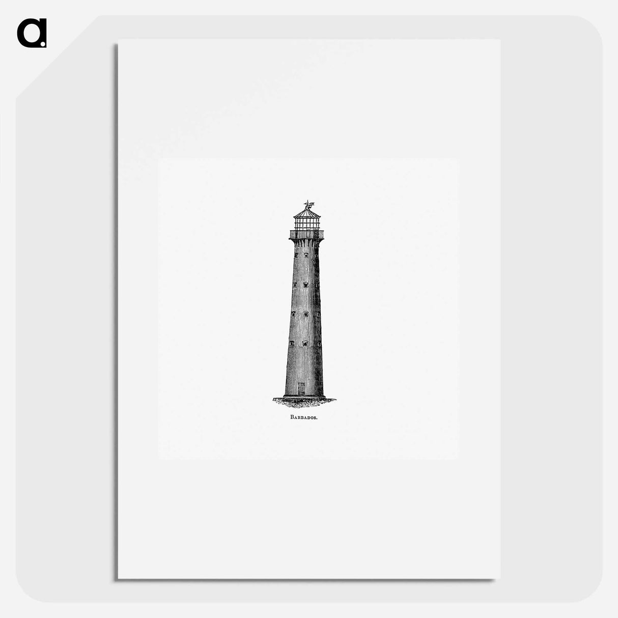 アートポスター-Barbados from Circular relating to Lighthouses, Lightships, Buoys, and Beacons
- 大英図書館 Poster.