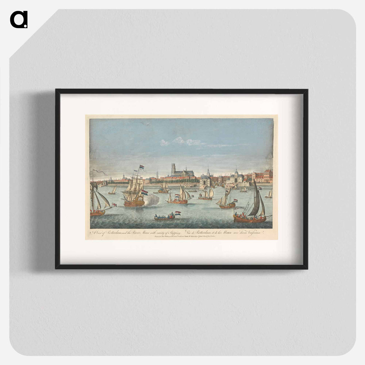 アートポスター-A View of Rotterdam, and the River Maese with Variety of Shipping
- イェール大学アートギャラリー Poster.