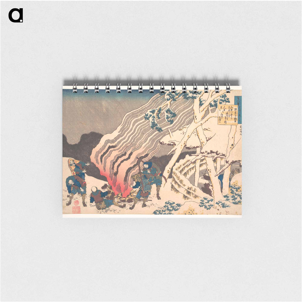 Hokusai's Poem - 葛飾 北斎 Memo.