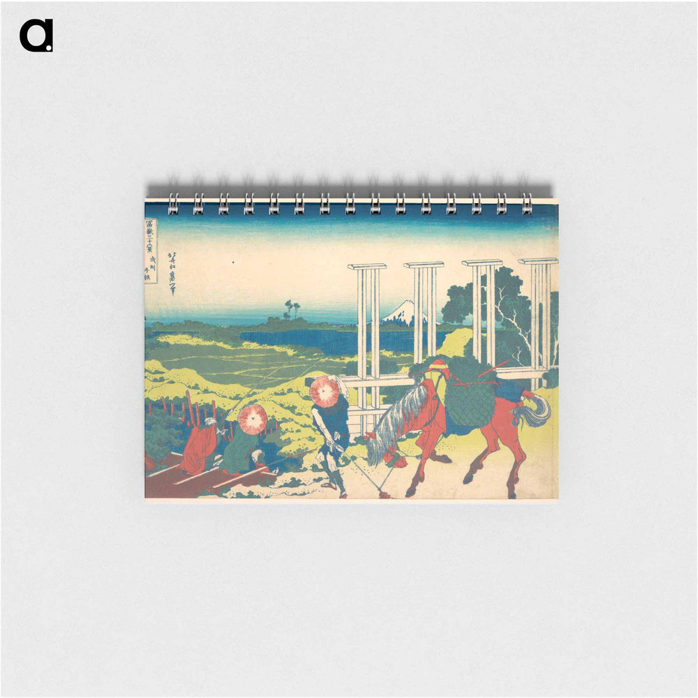 Senju in Musashi Province - 葛飾 北斎 Memo.