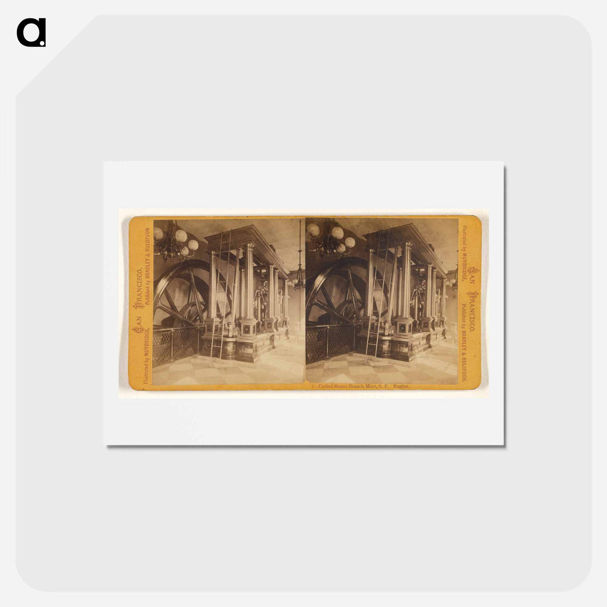 アートポストカード-United States Branch Mint Engine
- エドワード マイブリッジ Postcard.
