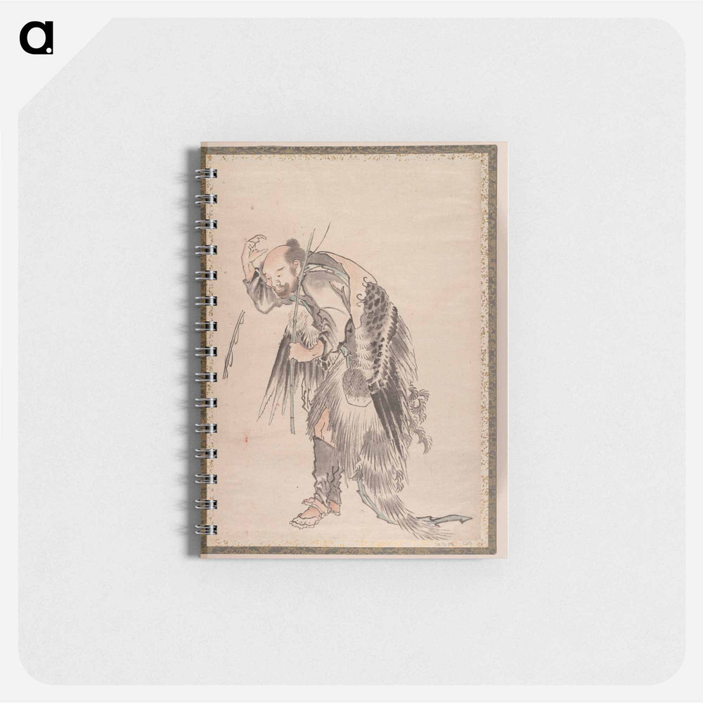 Katsushika Hokusai's Japanese man - 葛飾 北斎 Memo.