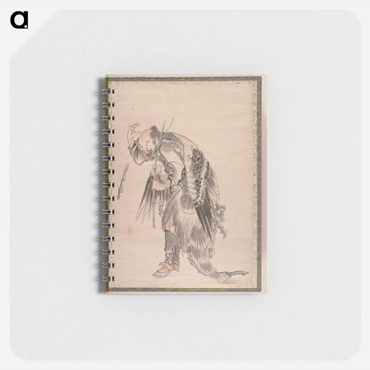 Katsushika Hokusai's Japanese man - 葛飾 北斎 Memo.