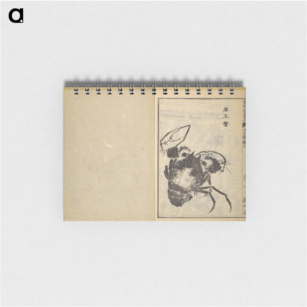 Picture Book of The Tōshisen (Chinese verses by Takai Ranzan), Series Seven - 葛飾 北斎 Memo.