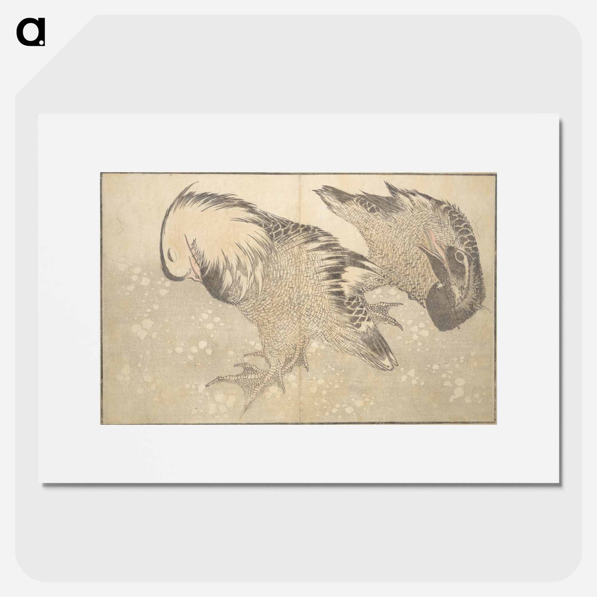 アートポスター-A Realistic Sketchbook by Hokusai - 葛飾 北斎 Poster.