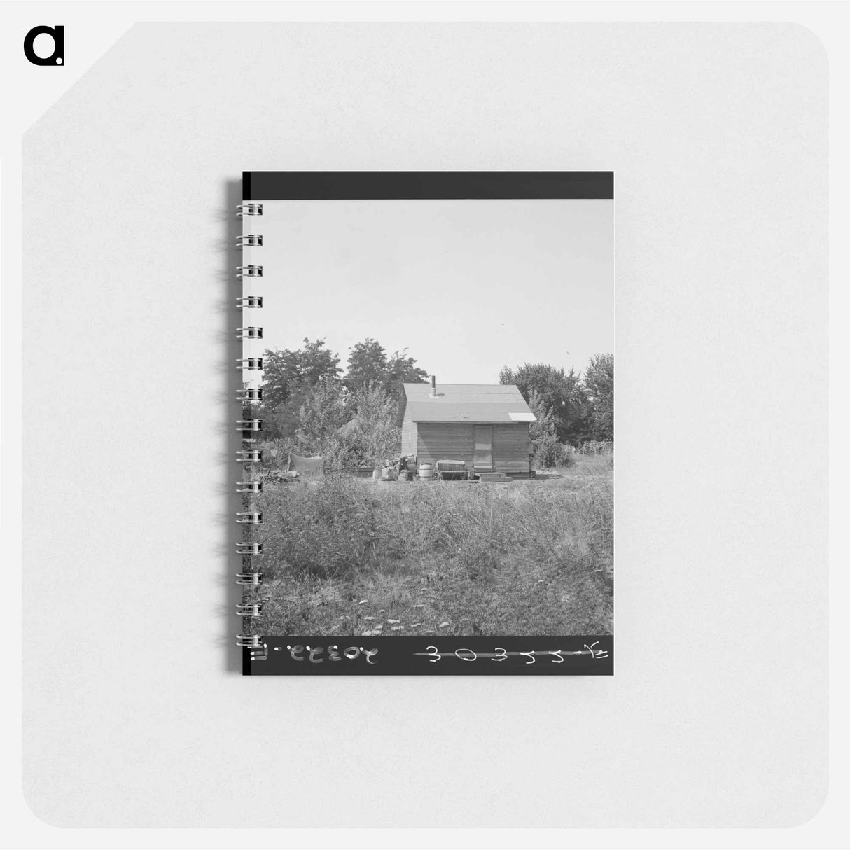 アートメモ帳-Another home recently self-built in one of several shacktown communities around Yakima - ドロテア ラング Memo.