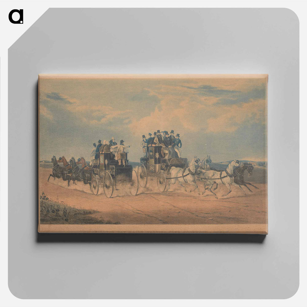 アートパネル-Coaching: The Brighton Day Mails, passing over Hookwood Common
- イェール大学アートギャラリー Canvas.