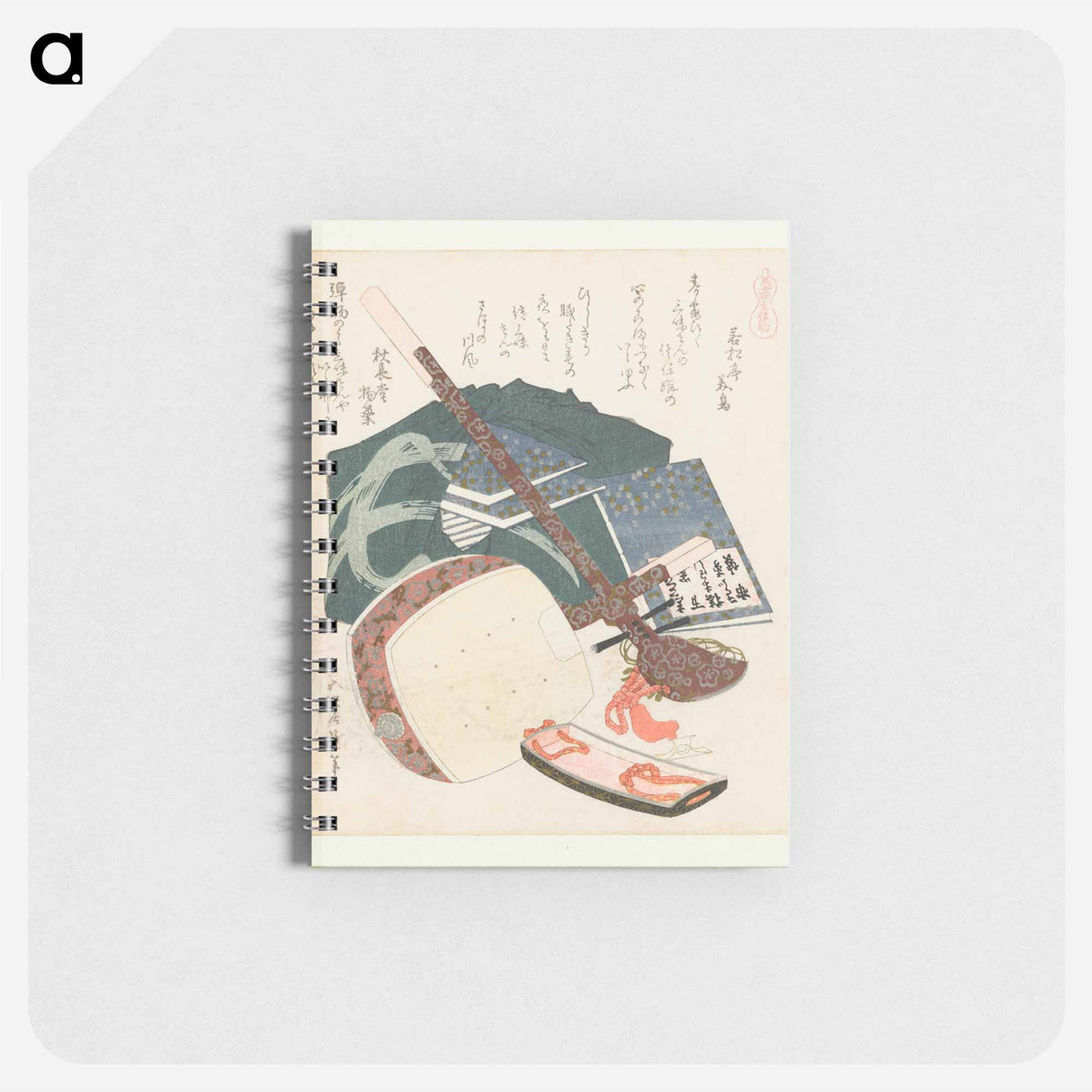 A comparison of Genroku poems and shells - 葛飾 北斎 Memo.