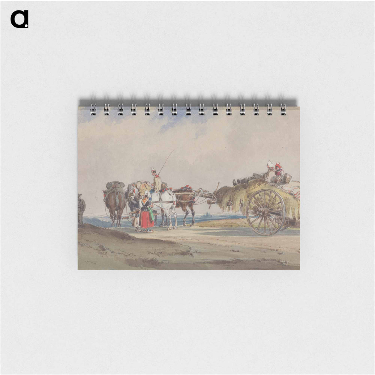アートメモ帳-A Hay Wagon Drawn by Four Horses
- イェール大学アートギャラリー Memo.
