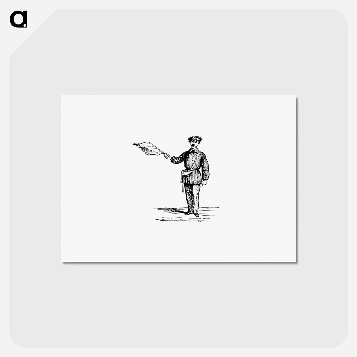 アートポストカード-Soldier from Six Weeks Of Vacation
- 大英図書館 Postcard.