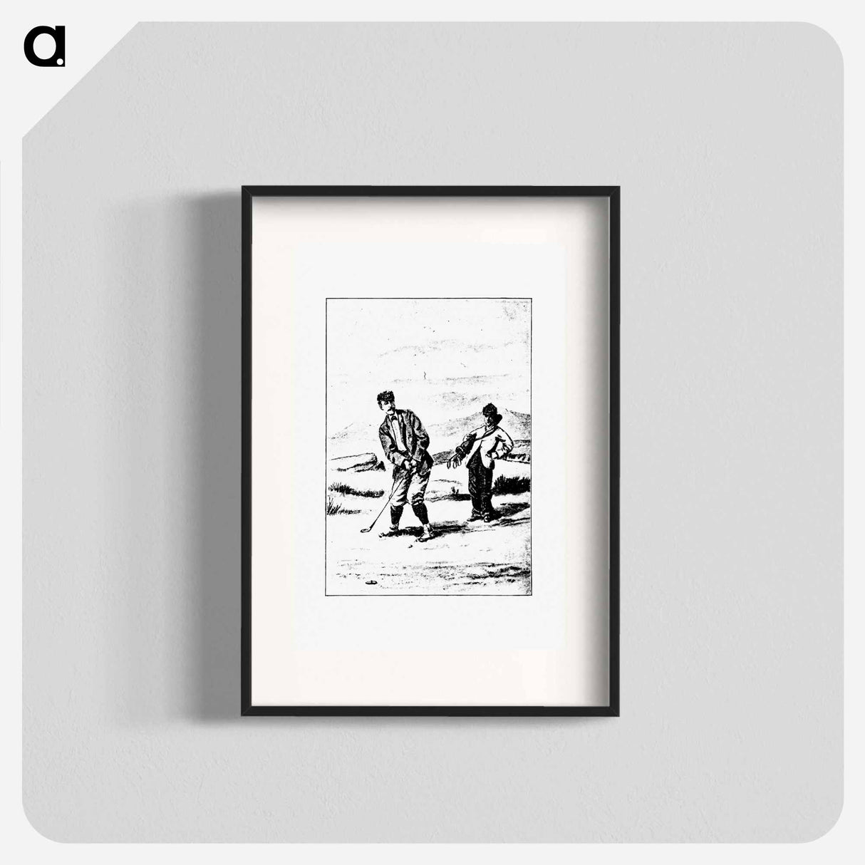 アートポスター-Vintage Golfer from Won at the Last Hole
- 大英図書館 Poster.