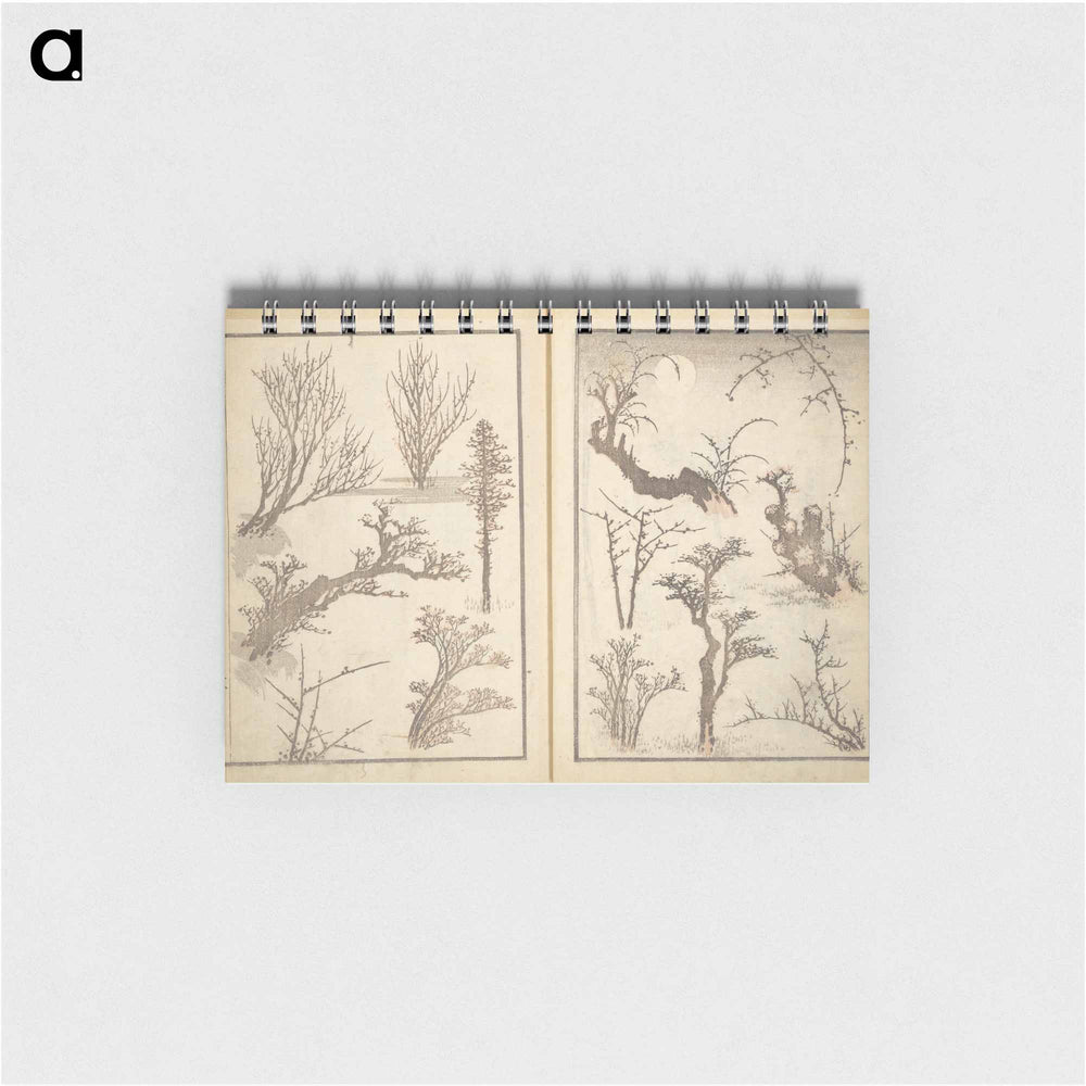 Picture Album Transmitting the Spirit: The Hokusai Drawing Style by Katsushika Hokusai - 葛飾 北斎 Memo.