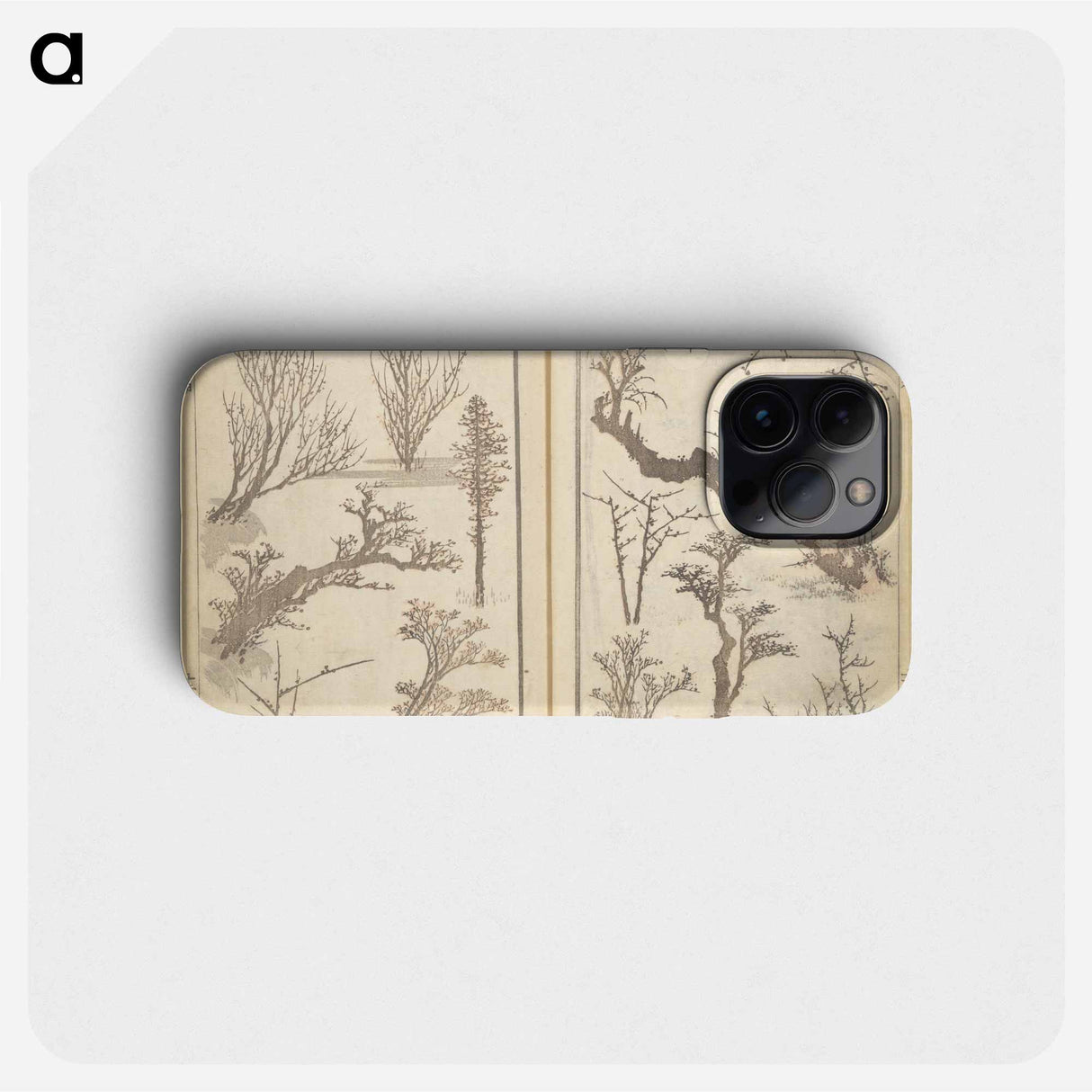 Picture Album Transmitting the Spirit: The Hokusai Drawing Style by Katsushika Hokusai - Katsushika Hokusai Phone Case.